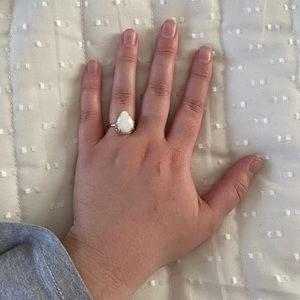 White Kendra Scott Ring
